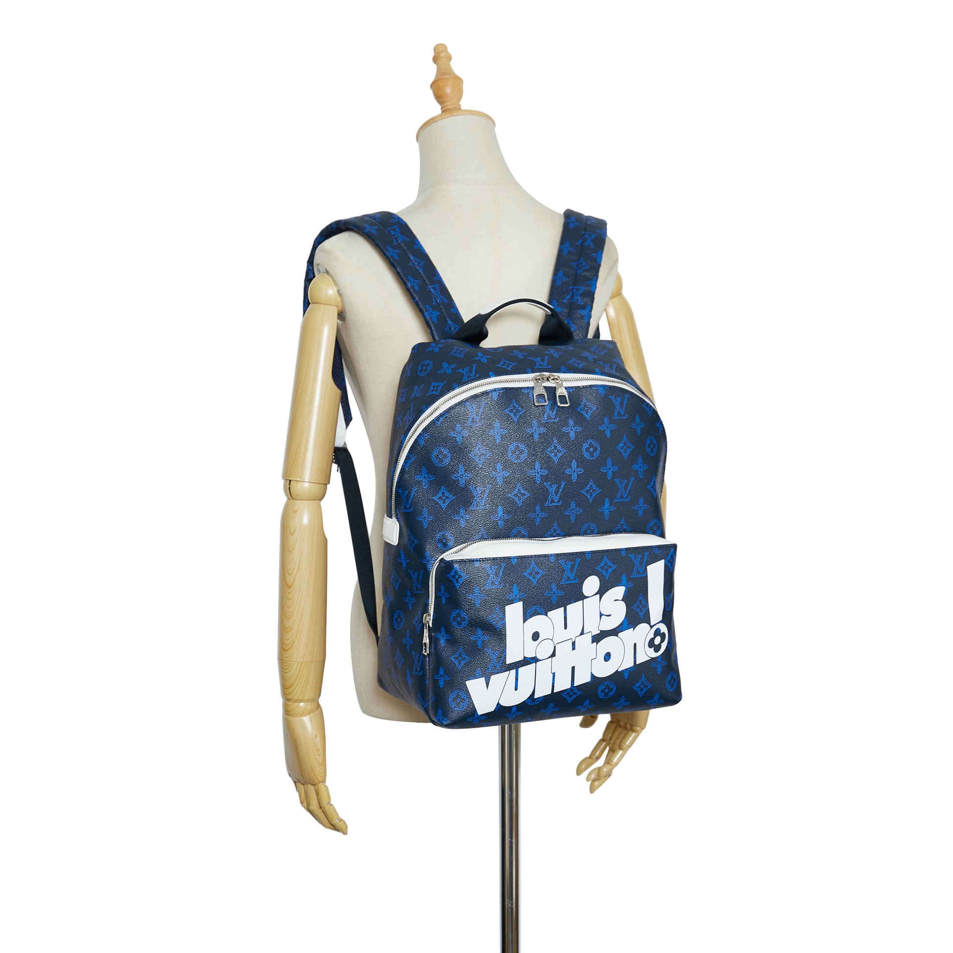 Louis Vuitton Blue Monogram Everyday Discovery Backpack PM Cloth ref.929102  - Joli Closet