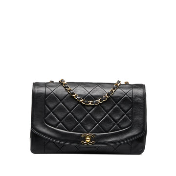 CHANEL Small Lambskin Diana Crossbody Bag