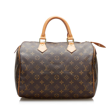 Louis Vuitton Monogram Speedy 30 Boston Bag