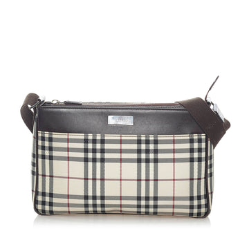 Burberry House Check Canvas Crossbody Bag