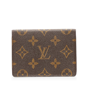 Louis Vuitton Porte Carte Id Bandoliere Brown Canvas Wallet (Pre-Owned
