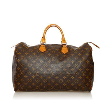 Louis Vuitton Monogram Speedy 40 Boston Bag