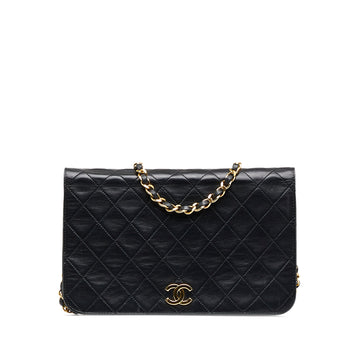 CHANEL Small CC Quilted Full Flap Shoulder Bag