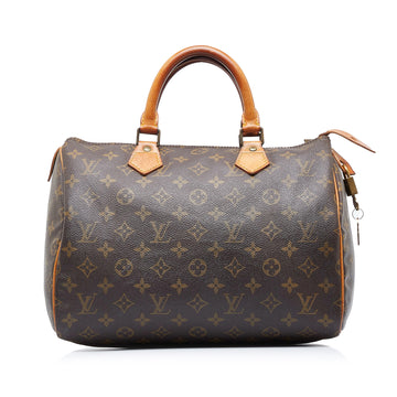 LOUIS VUITTON Monogram Speedy 30 Boston Bag