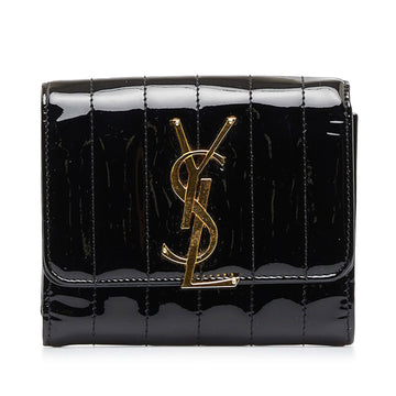 SAINT LAURENT VIcky Trifold Wallet Small Wallets