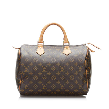 Louis Vuitton Monogram Speedy 30 Boston Bag