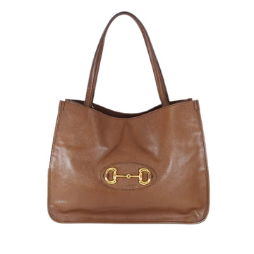 Gucci Leather Horsebit 1955 Tote Tote Bag