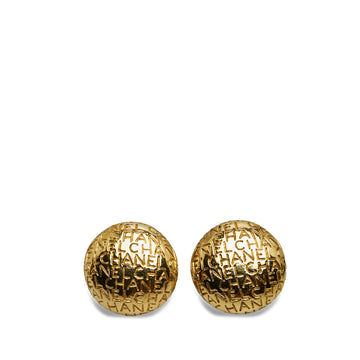 CHANEL CC Clip On Earrings Costume Earrings