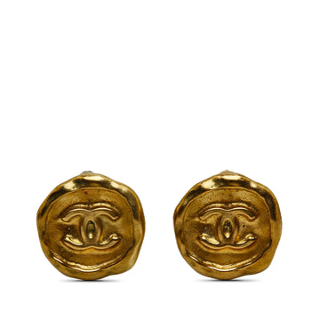 CHANEL CC Clip On Earrings Costume Earrings