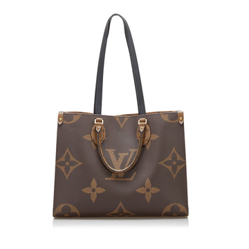 Louis Vuitton Monogram Reverse Giant Onthego  MM Satchel