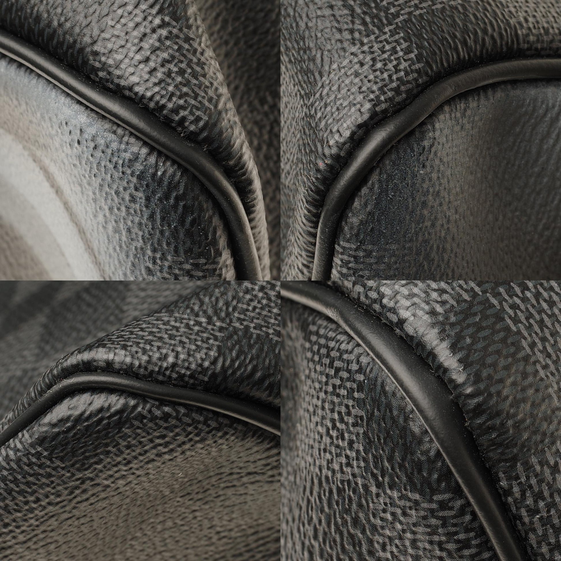 NEW Louis Vuitton Keepall 55 damier graphite strap customized BATBAG II!