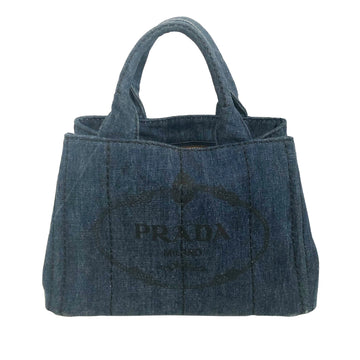 PRADA Canapa Logo Handbag