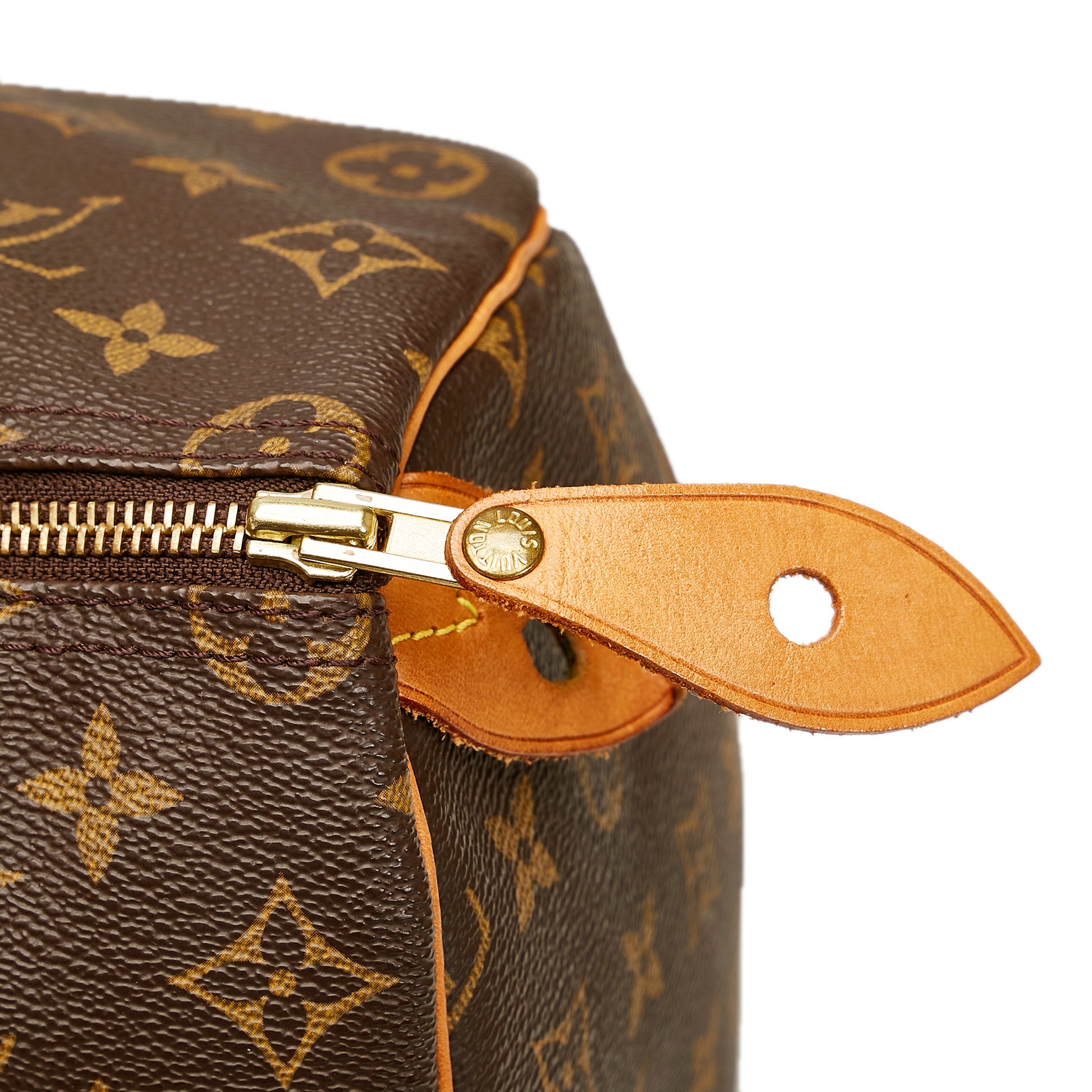 Louis Vuitton Monogram Speedy 35 Boston Bag Leather ref.478268