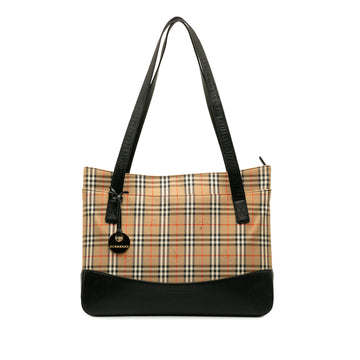 BURBERRY Haymarket Check Tote Bag