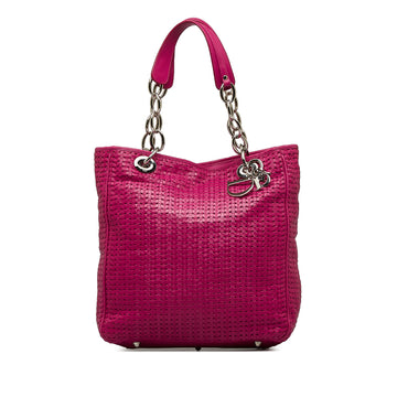 DIORWoven Leather Soft Lady  Tote Bag