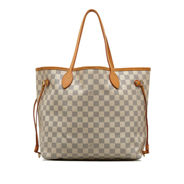 LOUIS VUITTON Damier Azur Neverfull MM Tote Bag