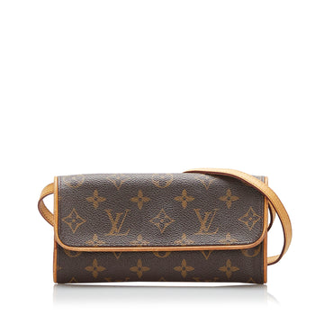 Louis Vuitton Monogram Pochette Twin PM Crossbody Bag