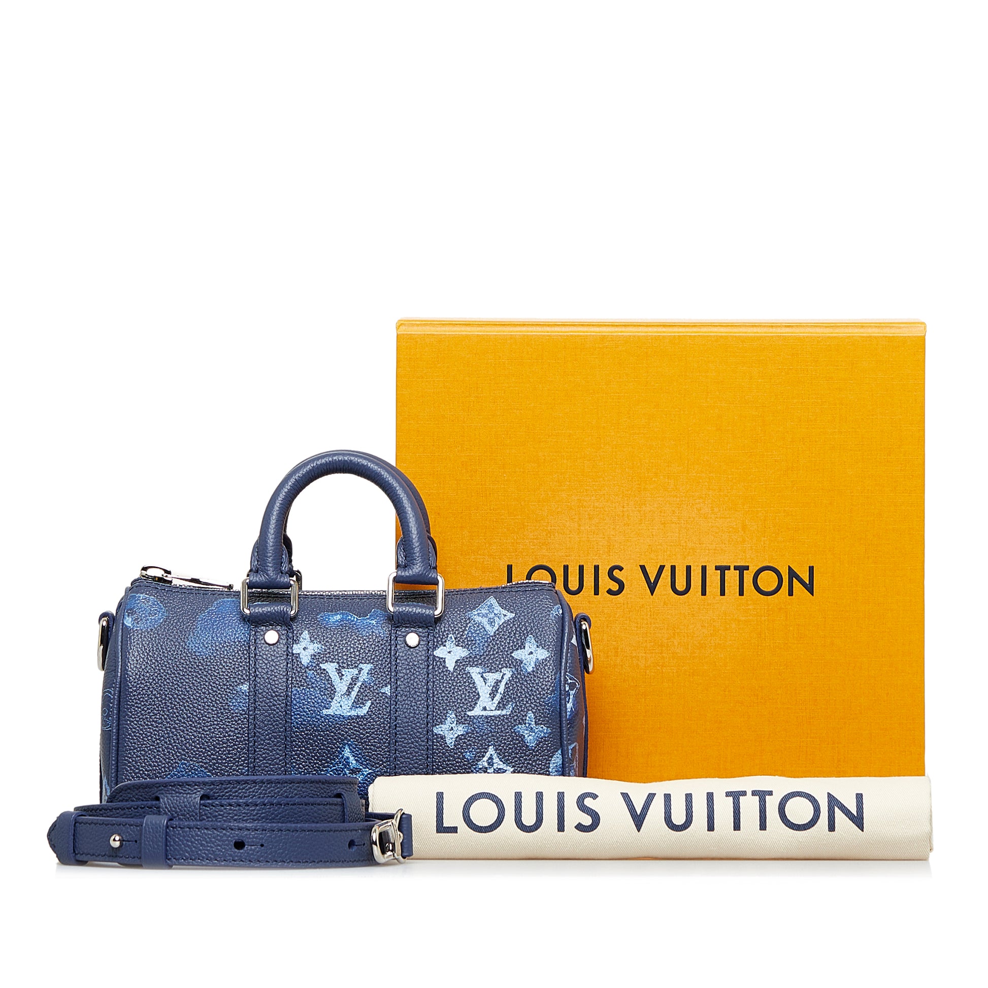 Louis Vuitton Keepall XS Bag Watercolor Ink Monogram Leather In