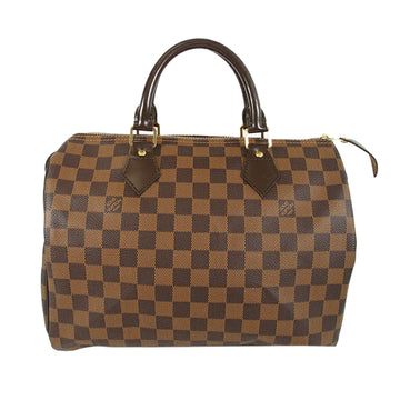 Louis Vuitton Damier Ebene Speedy 30 Boston Bag