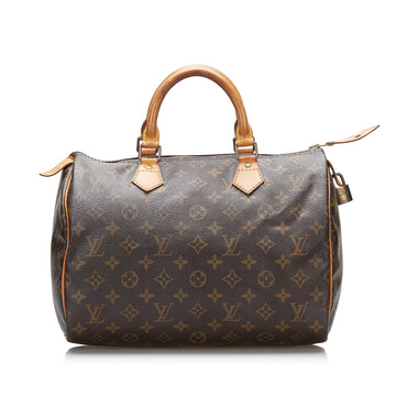 Louis Vuitton Monogram Speedy 30 Boston Bag