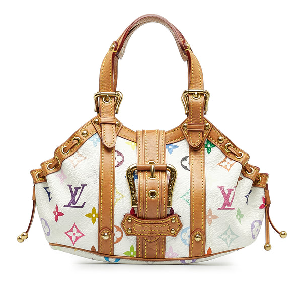 Louis Vuitton Black Monogram Multicolor Canvas Theda GM Bag