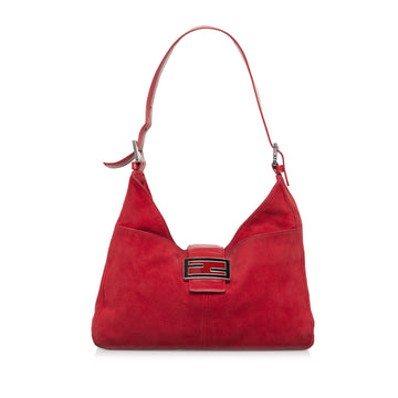 FENDI Suede Shoulder Bag