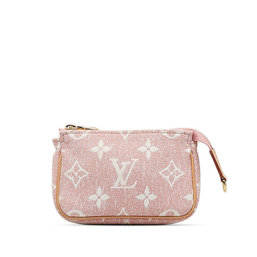 LOUIS VUITTON Micro Monogram Jacquard Denim Pochette Accessoires Pouch