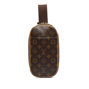 LOUIS VUITTON Monogram Pochette Gange Crossbody Bag