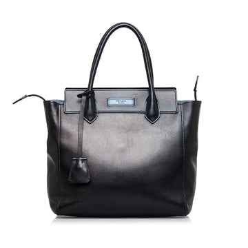 PRADA Glace Calf Etiquette Satchel