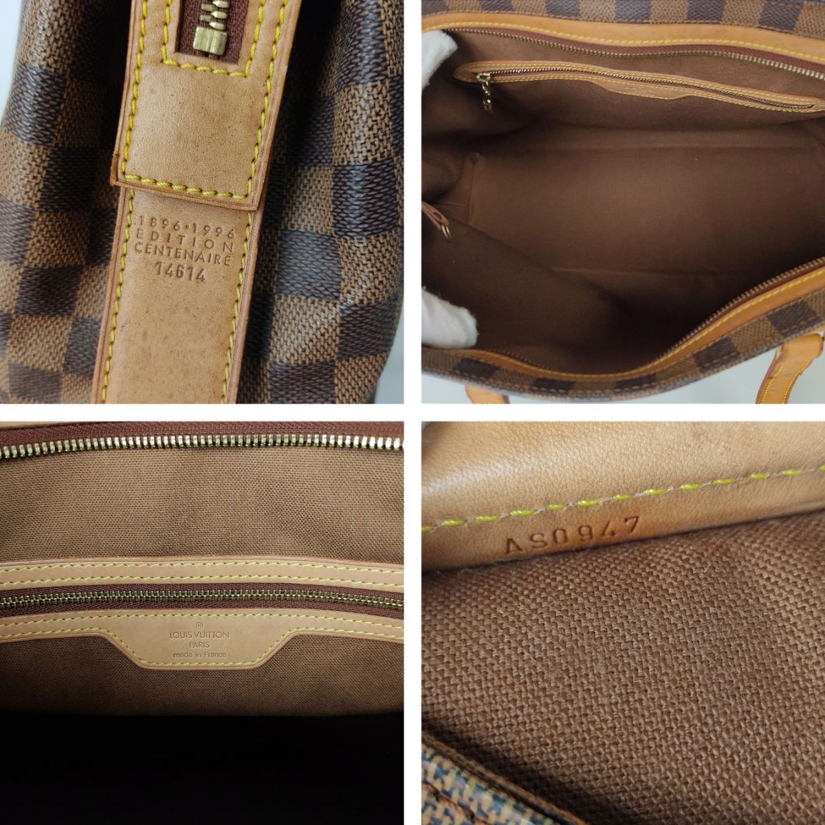 Louis Vuitton Damier Ebene Canvas Limited Edition Centenaire Chelsea Bag Louis  Vuitton