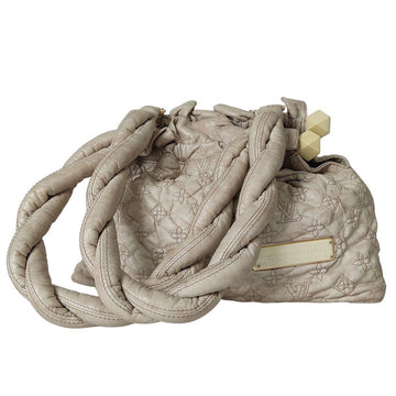 LOUIS VUITTON Olympe Stratus bag in beige leather