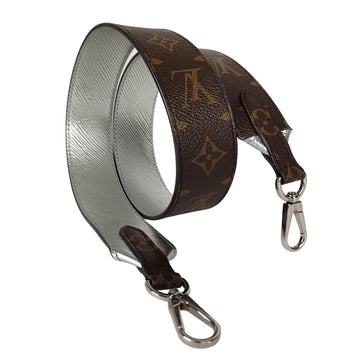 LOUIS VUITTON Monogram/Silver bag strap