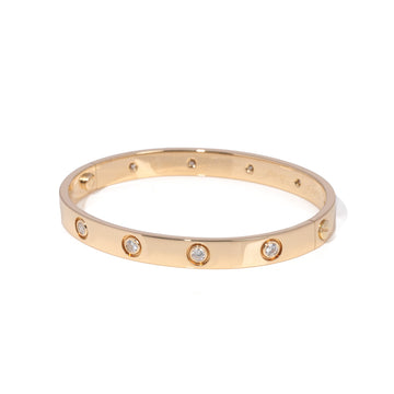 Cartier Love 10 Diamond Bangle Bracelet