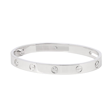 CARTIER Love 4 Diamond Bangle Bracelet