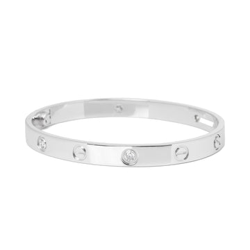 Cartier Love 4 Diamond Bangle Bracelet