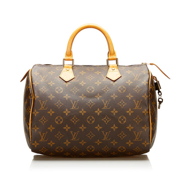 Louis Vuitton Monogram Speedy 30 Boston Bag