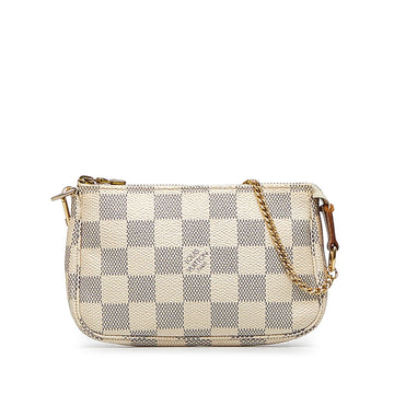 LOUIS VUITTON Damier Azur Mini Pochette Accessoire Baguette