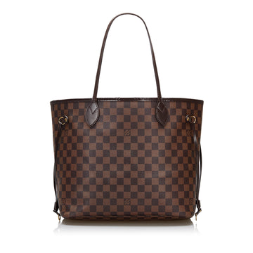 Louis Vuitton Damier Ebene Neverfull MM Tote Bag