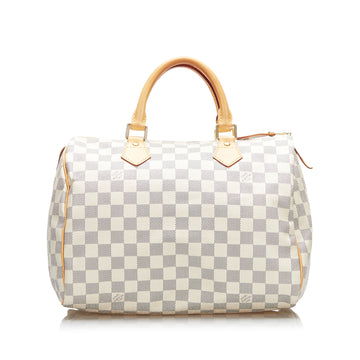 Louis Vuitton Damier Azur Speedy 30 Boston Bag