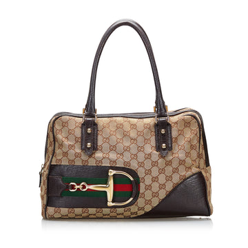 Gucci GG Canvas Hasler Handbag