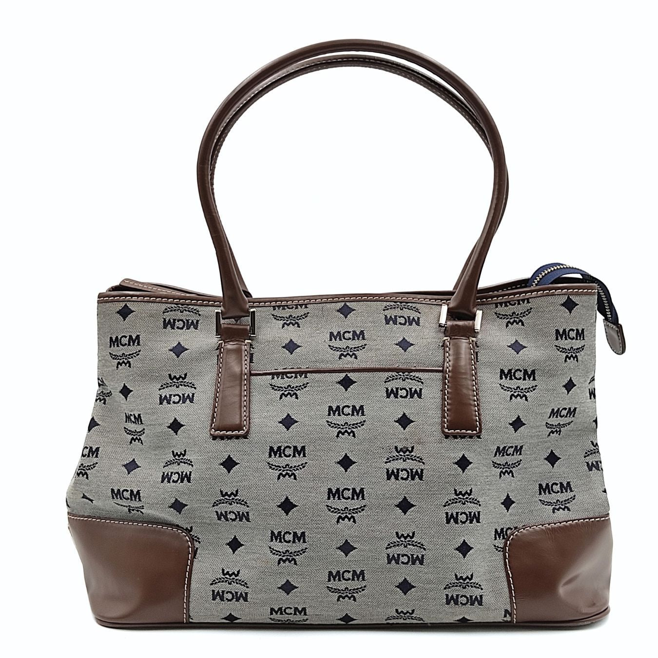 MCM MCM shoulder shopper bag in monogram canvas