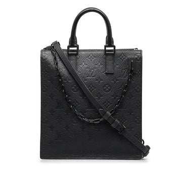 LOUIS VUITTON Monogram Taurillon Sac Plat Satchel