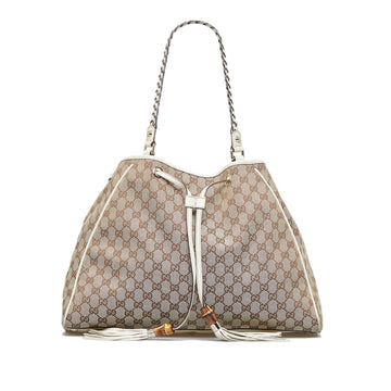 GUCCI GG Canvas Peggy Tote Tote Bag