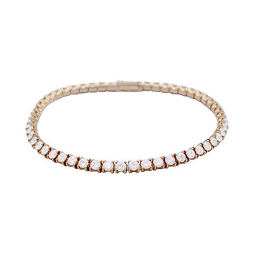 CARTIER gold and diamonds bracelet, Lignes Essentielles collection.