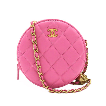 CHANEL Lambskin Round As Earth Crossbody Bag