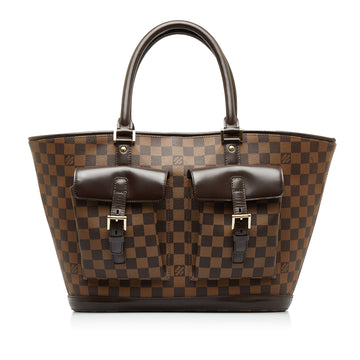 LOUIS VUITTON Damier Ebene Manosque GM Tote Bag