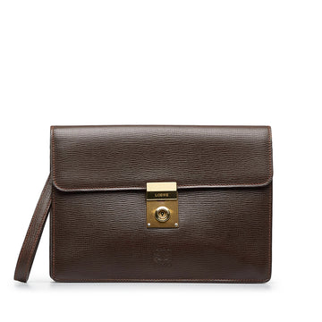 LOEWE Leather Clutch Bag