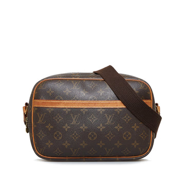 LOUIS VUITTON Monogram Reporter PM Crossbody Bag