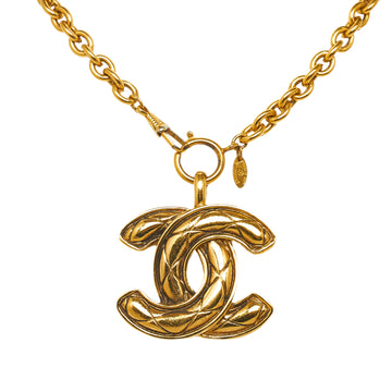 CHANEL CC Pendant Necklace Costume Necklace