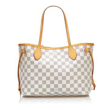 Louis Vuitton Damier Azur Neverfull PM Tote Bag